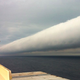 Illustration for article titled Tubular Roll Clouds Look Like a Toppled Tornado